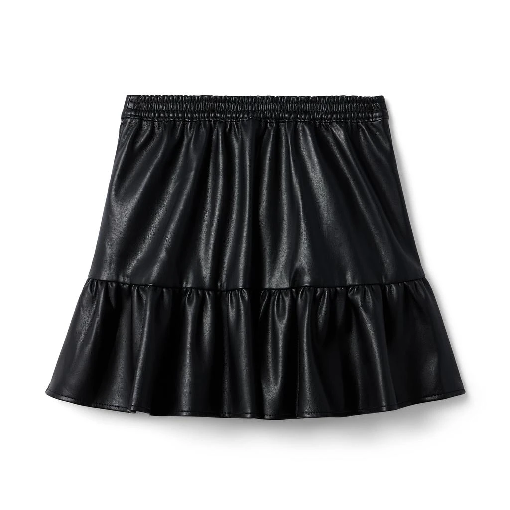 Janie and Jack Faux Leather Skirt (Big Kids) 1