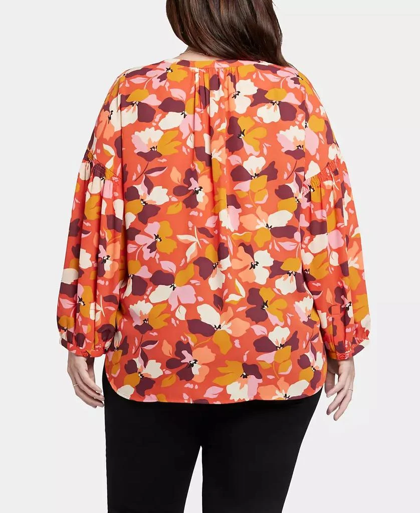 NYDJ Plus Size Paulina Peasant Blouse 2
