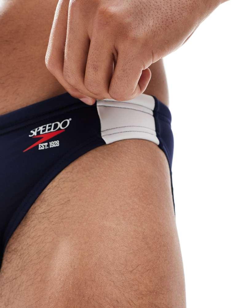 Speedo Speedo Swim bottoms 2'' colourblock swim brief in peacoat