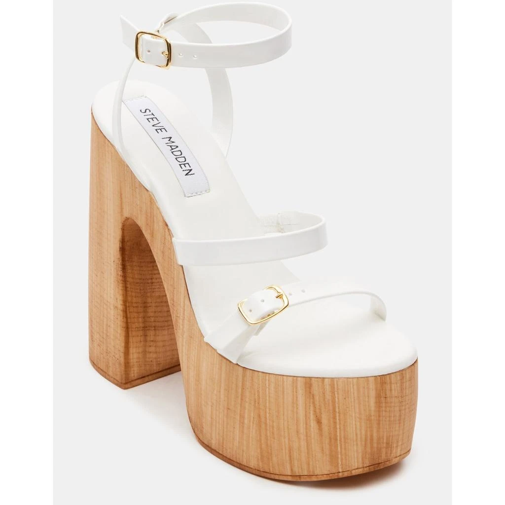 Steve Madden Lilia White Patent 2