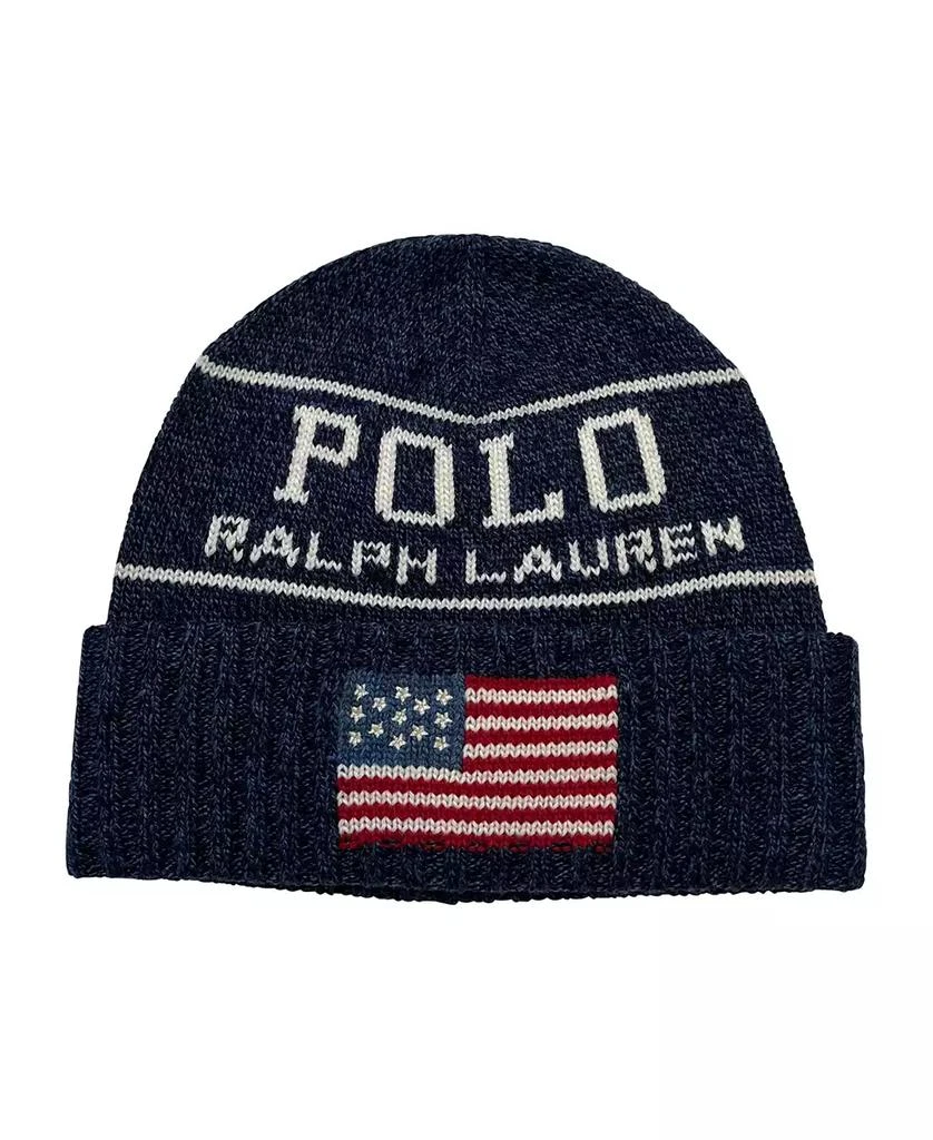 Ralph Lauren Men's Bold Flag Beanie 1