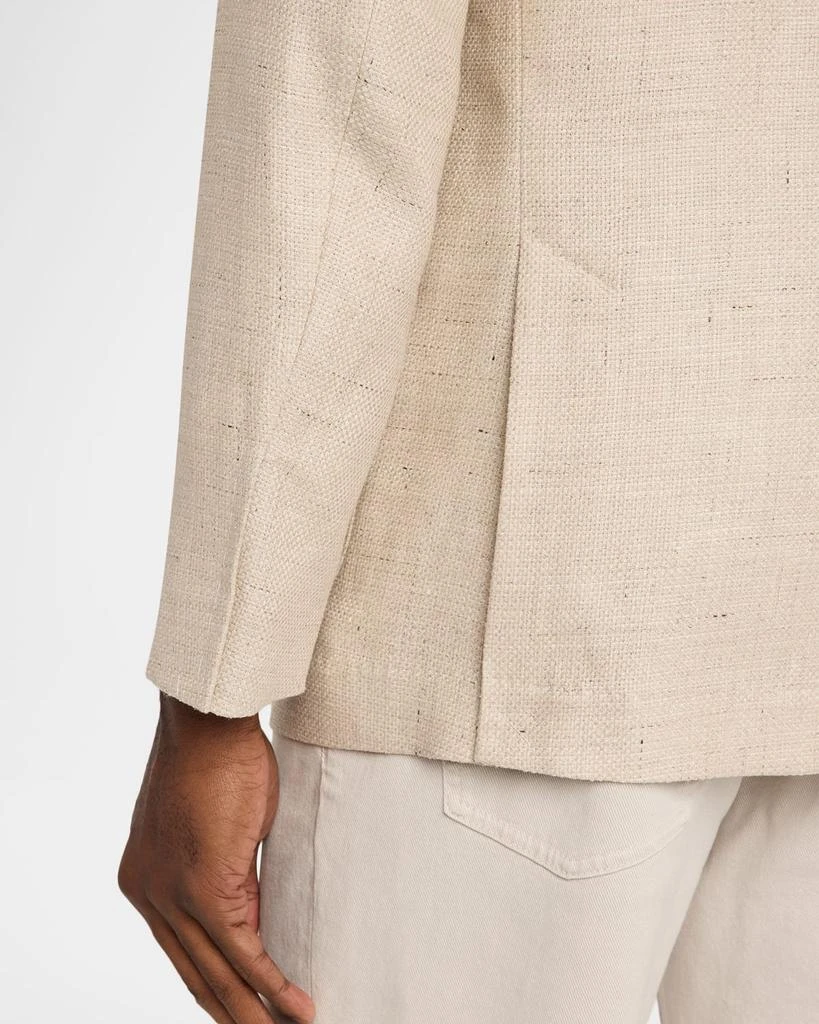 Brunello Cucinelli Men
s Silk, Linen and Wool Twill Suit Jacket 8