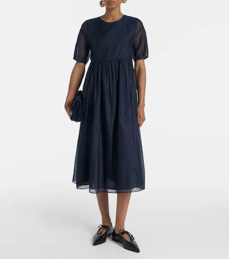 Max Mara Fatoso silk-blend organza midi dress 2