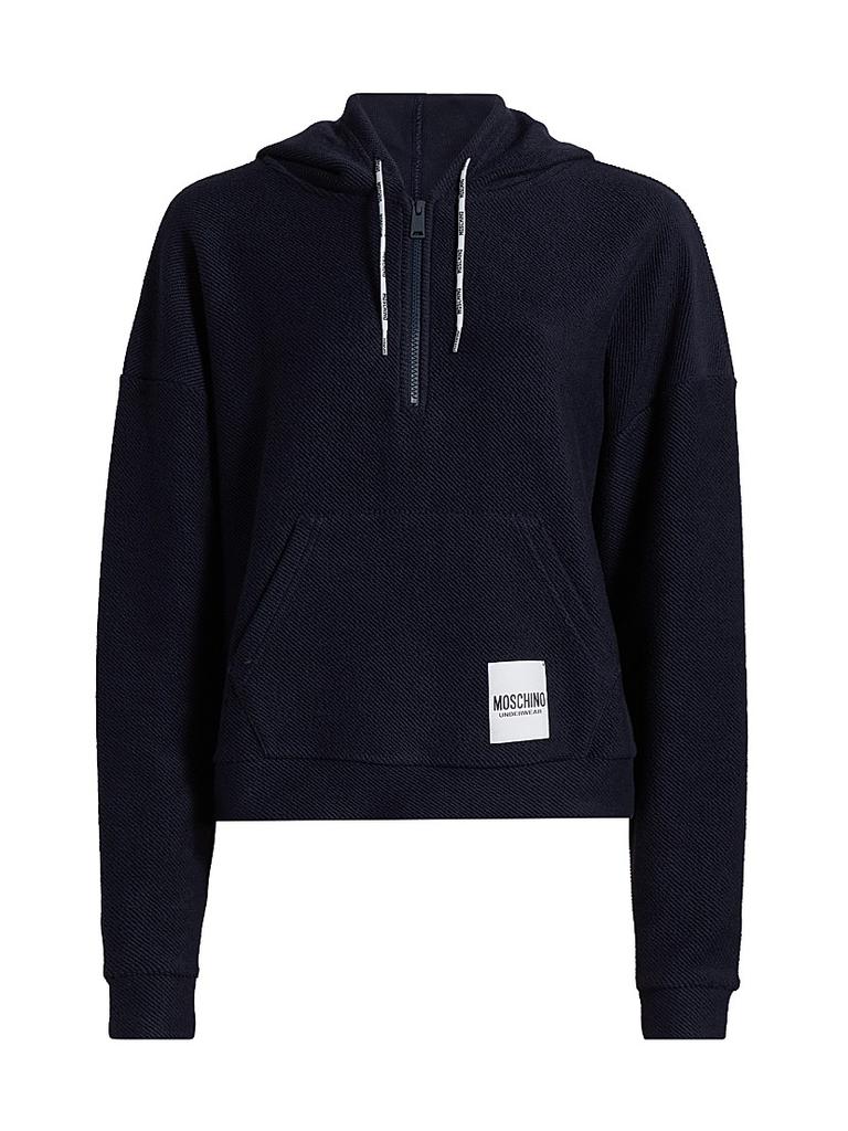 Half-Zip Ribbed Hoodie – On Sale Now with Up to 51% Off | Discover