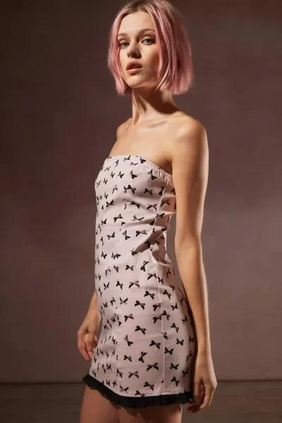 Motel Motel Majik Strapless Mini Dress 2