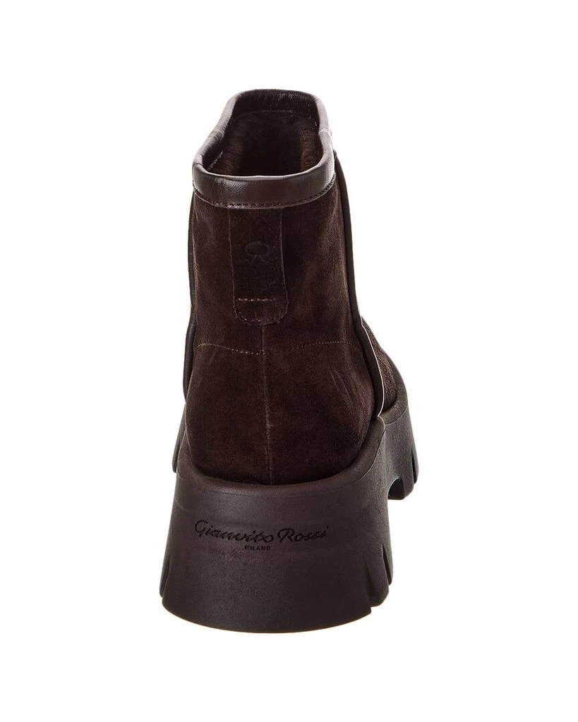 Gianvito Rossi Suede Platform Bootie 3