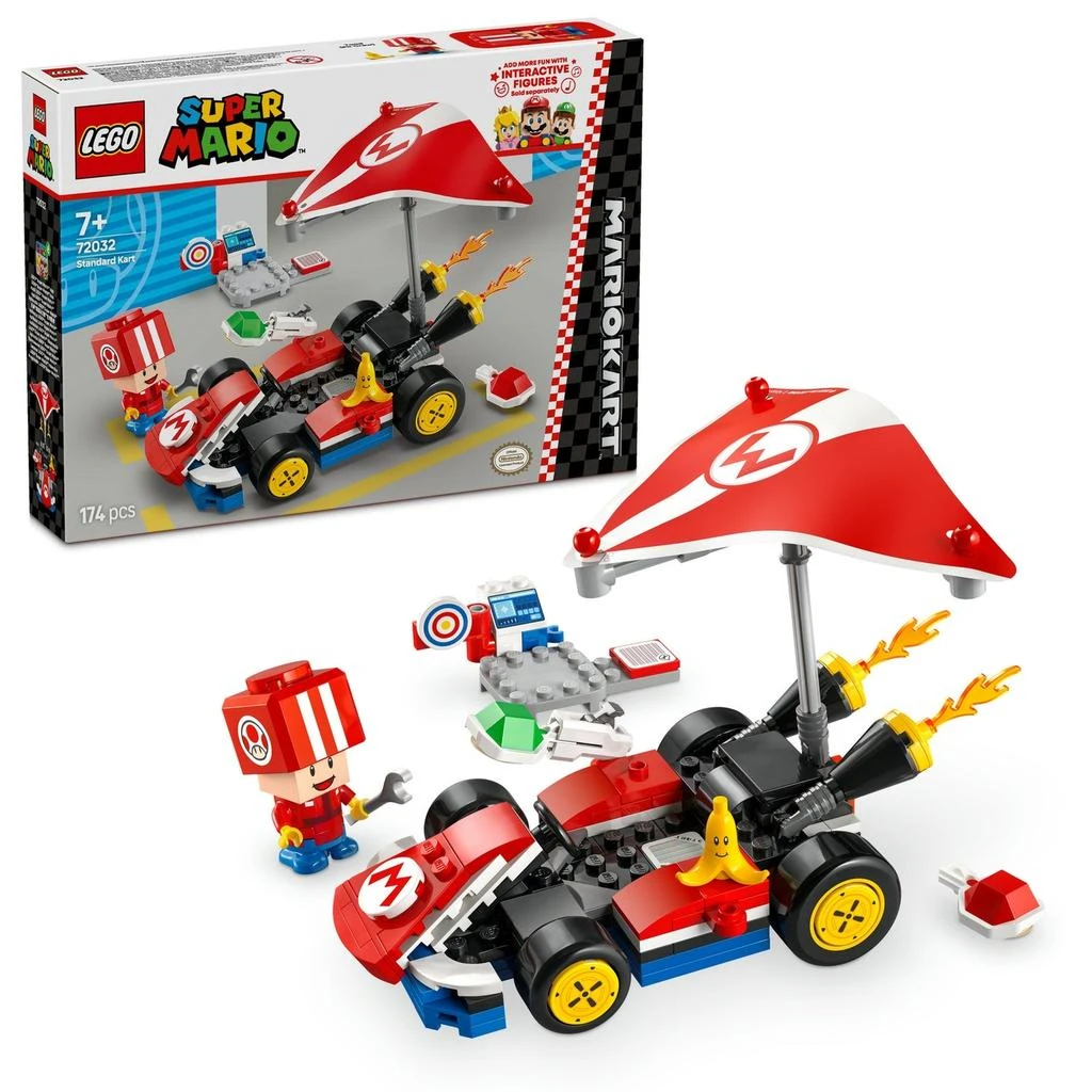 undefined LEGO Super Mario: Mario Kart – Standard Kart Toy Set 72032 1