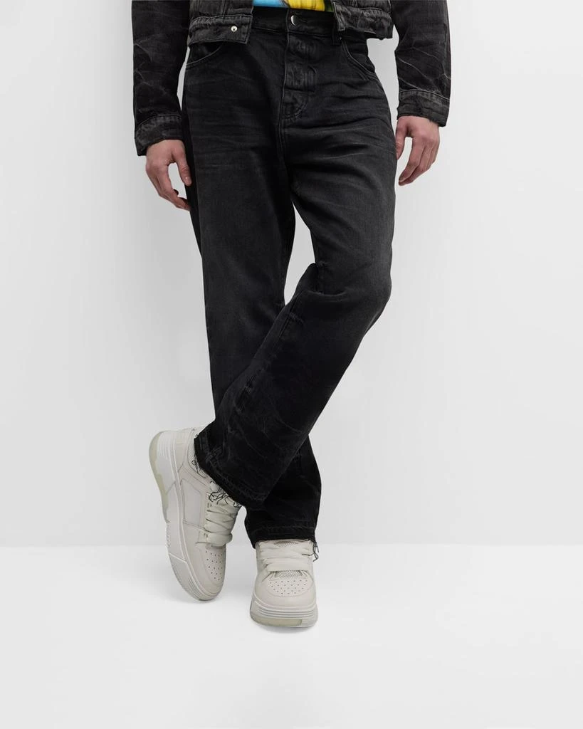 AMIRI Men's MA-1 Tonal Mesh and Leather Low-Top Sneakers 2