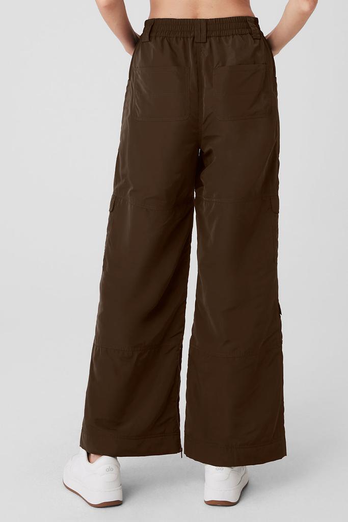 Alo High-Waist Ski-Moto Puffer Pant - Espresso