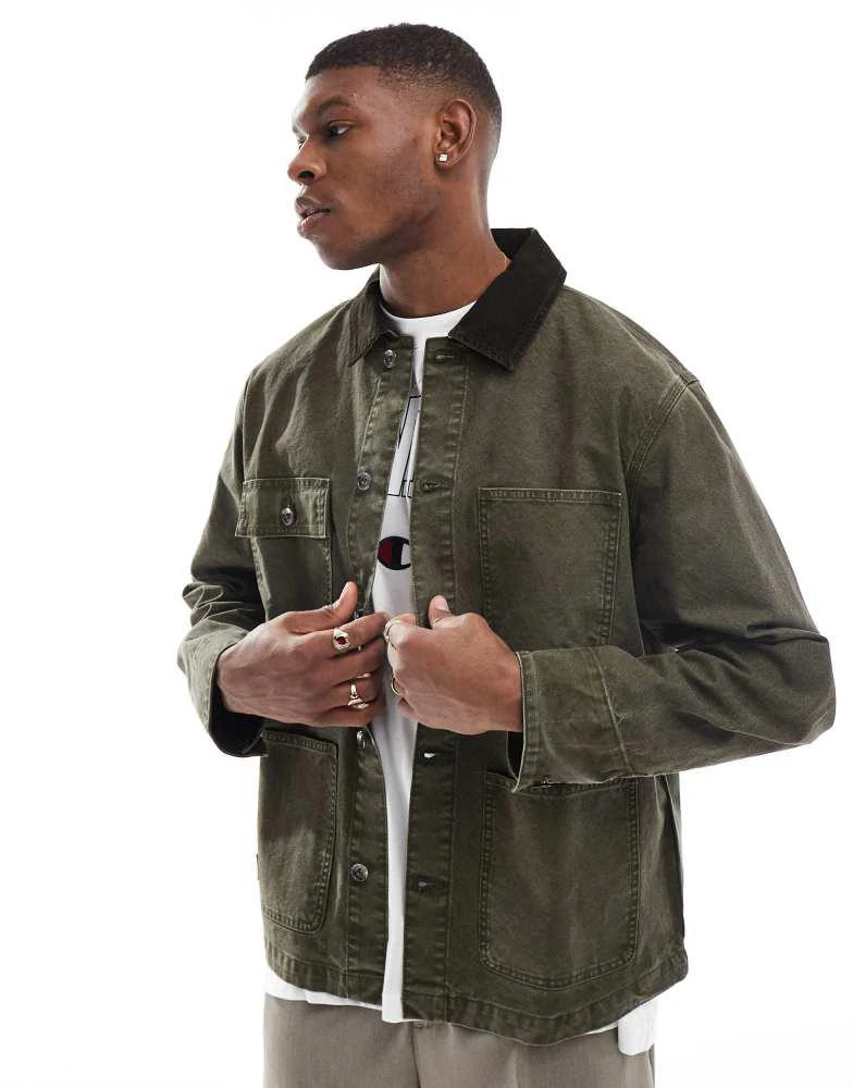 CHAMPION Champion woven jacket in green 1