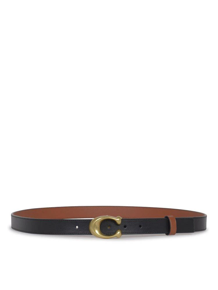 Coach Coach Sculpted C Buckle Cut To Size Reversible Belt 1