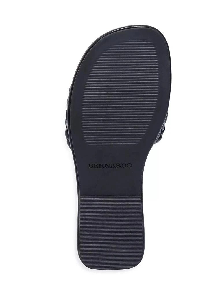 Bernardo Troy Leather Woven Sandals 7