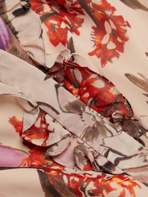 Kobi Halperin Samara Floral Waist Tie Minidress 5