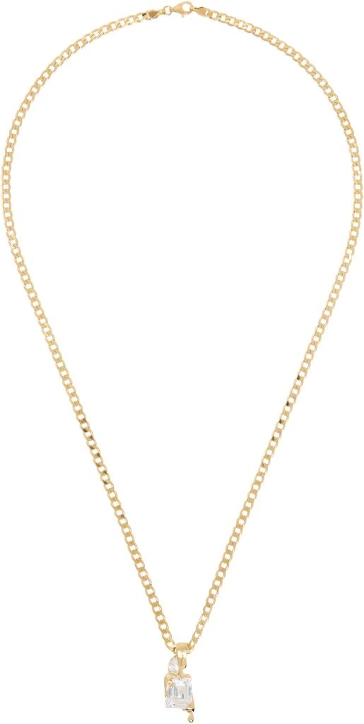 Alan Crocetti Gold Melt Curb Necklace 1