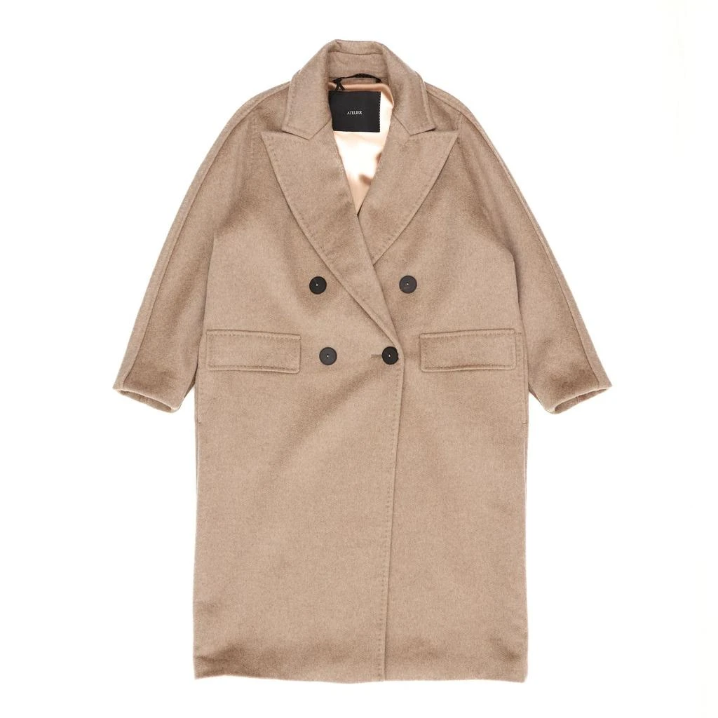 Max Mara Max Mara Angus Double-Breasted Oversized Coat from Cettire