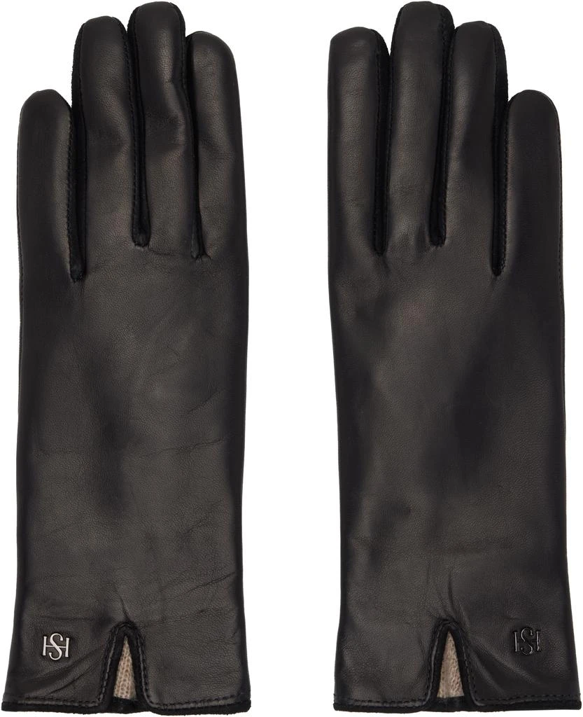 Handsome Stockholm Black Essentials Gloves 1