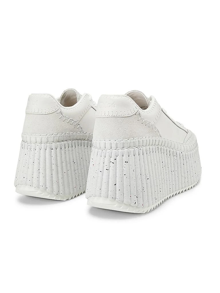 Chloé Nama Leather Platform Sneakers 3