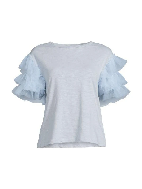 Lea & Viola Ruffle Sleeve Top 3