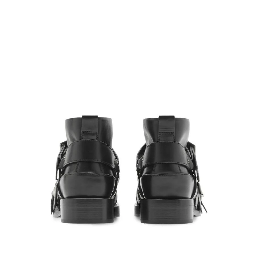 Burberry EKD Motif Multi-Strap Leather Boots 3