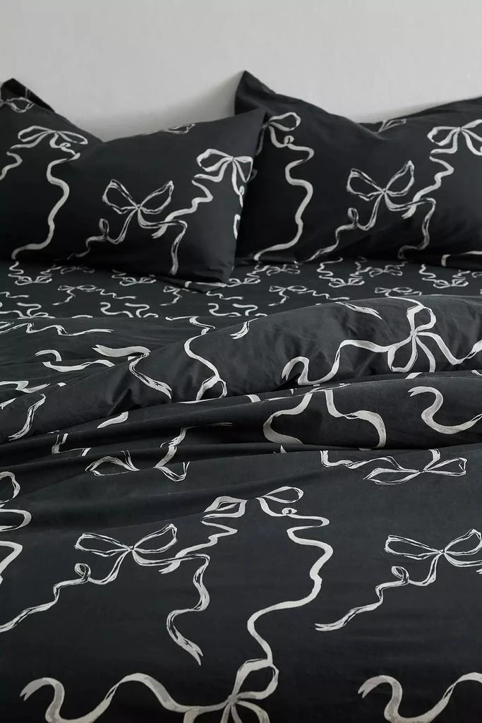 Urban Outfitters Painted Bows Duvet Cover Set 1