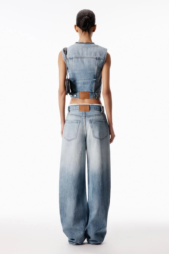 Alexander Wang Dipped V Trucker Vest 4