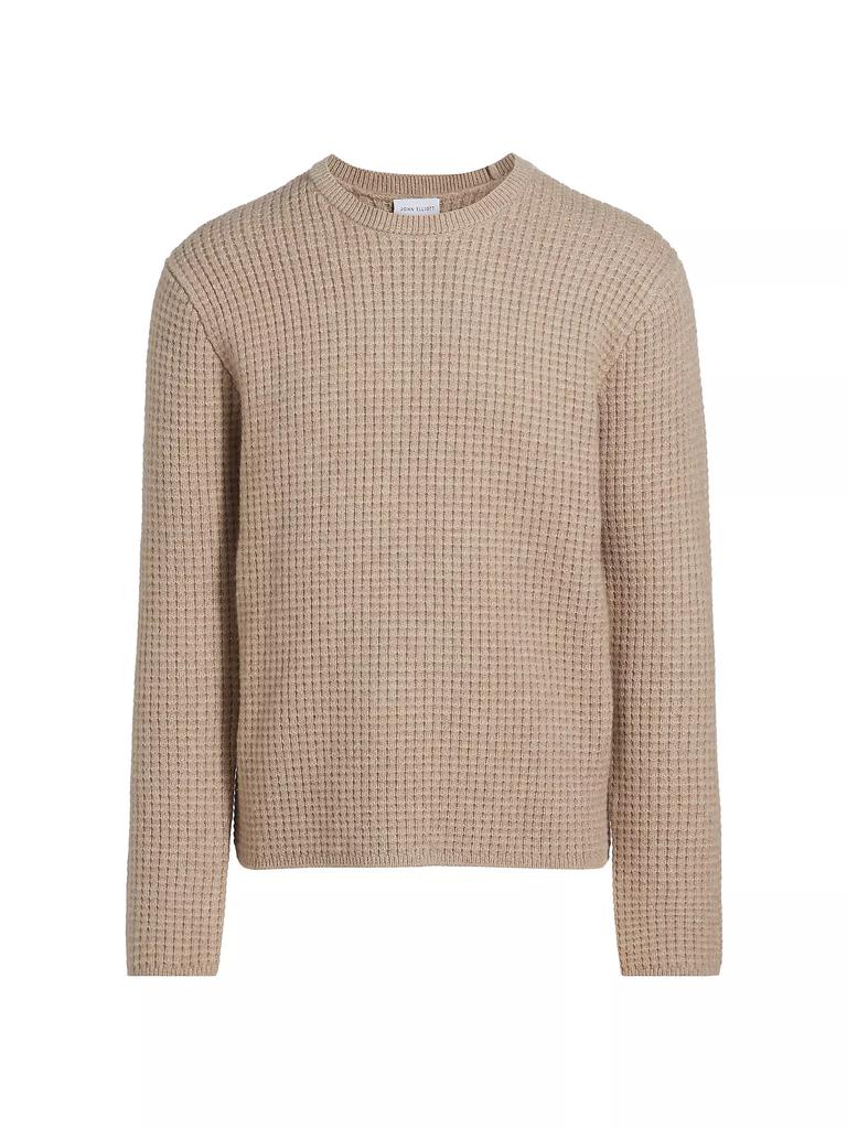 John Elliott Wool Waffle-Knit Sweater