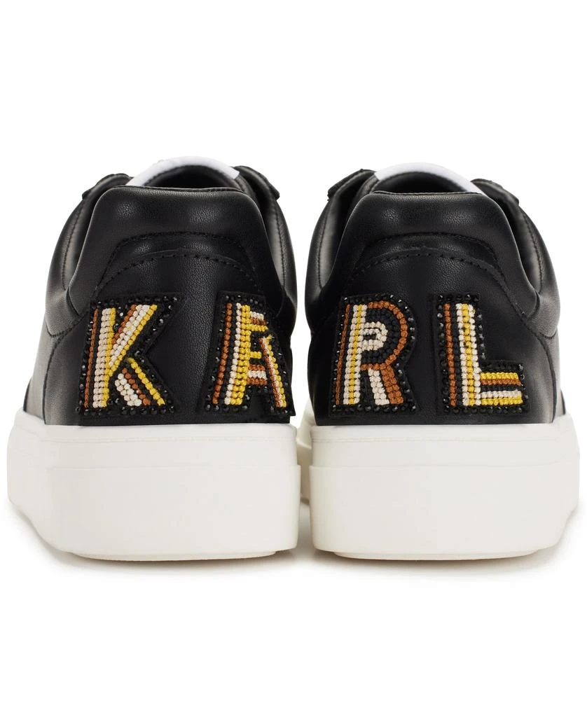 Karl Lagerfeld Paris CALICO PATCH LACE UP SNEAKER 5