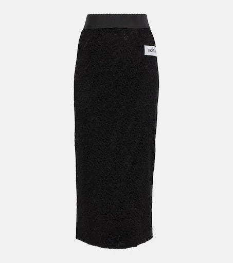 Dolce & Gabbana x Kim Kardashian lace high-rise midi skirt 1