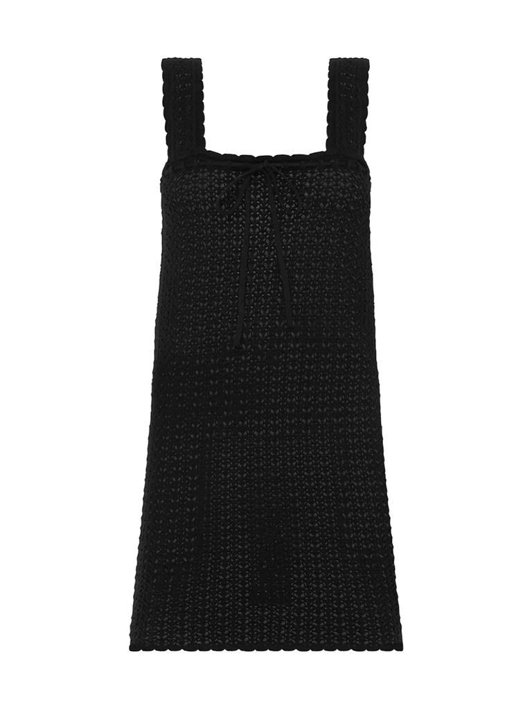 Peony Pointelle Scalloped Minidress