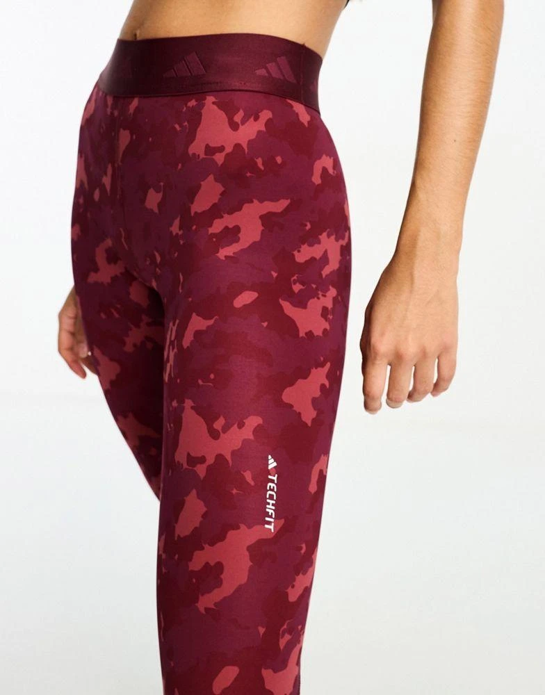 Adidas adidas Training high intensity leggings in red 3