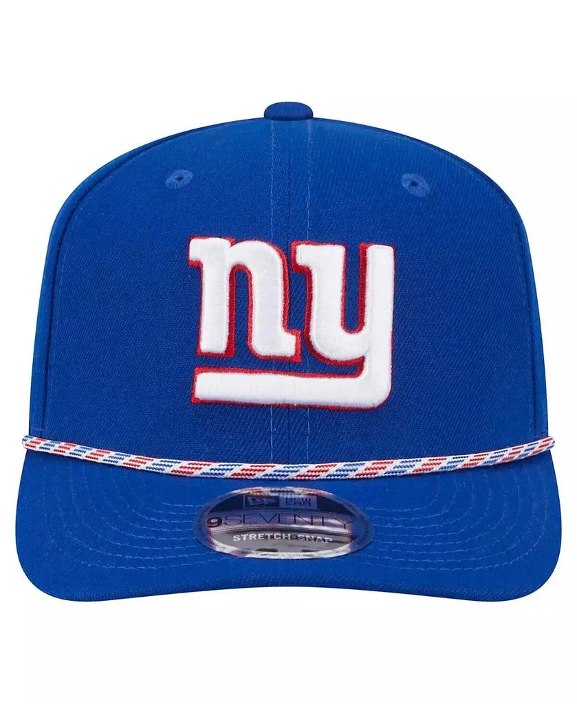 New Era Men's Royal New York Giants Gameday Multi Rope 9SEVENTY Stretch Snap Hat 3