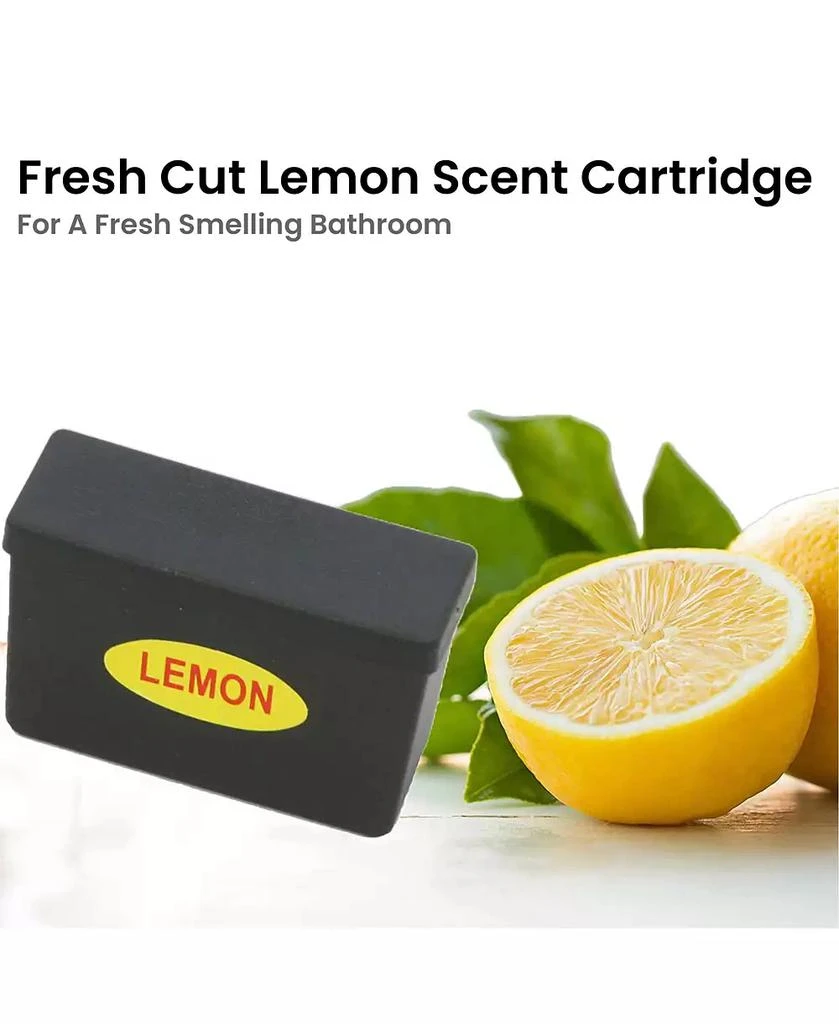 iTouchless Stainless Steel Bathroom Sensor Trash Can with AbsorbX Odor Filter and Lemon Fragrance 2.5 Gallon 6