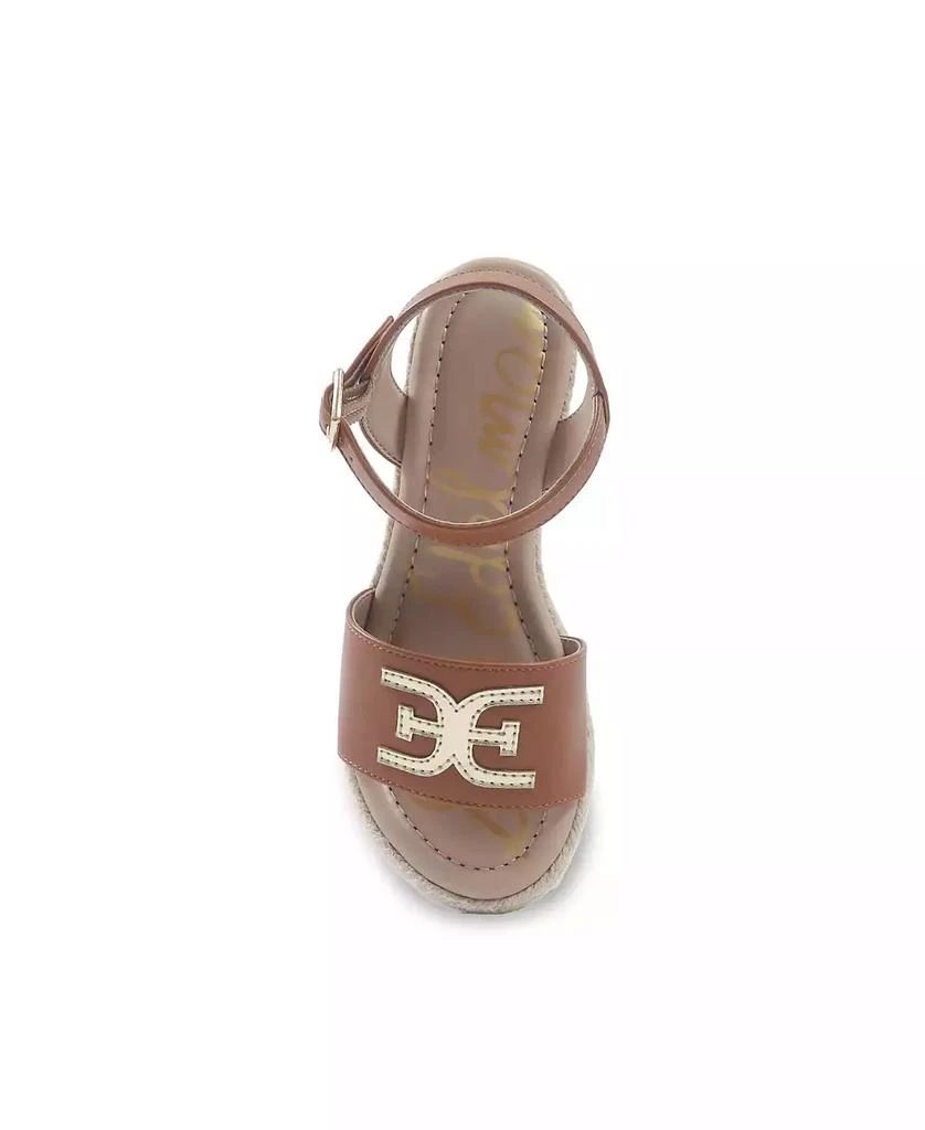 Sam Edelman Little and Big Girls Lucia Band Espadrille Wedge Sandals 5