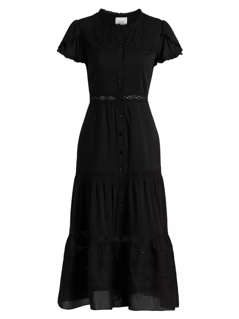 Reformation Zebrina Tiered Midi-Dress 1