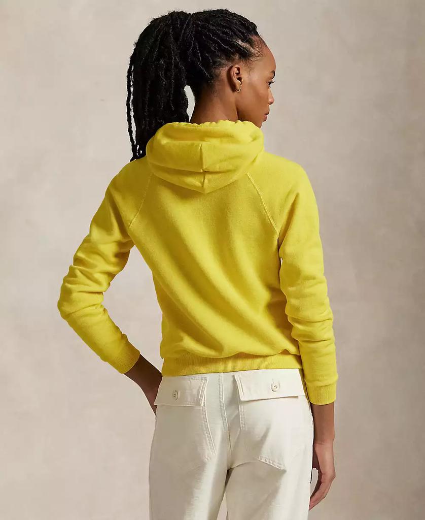 Ralph Lauren Women's Shrunken Fit Fleece Hoodie Sweatshirt