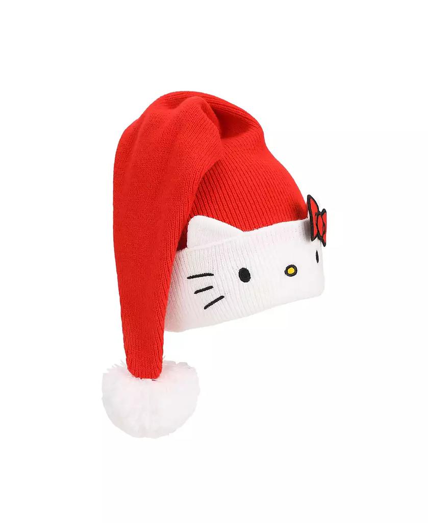 Hello Kitty Men's Face Embroidery Cuff Acrylic Santa Hat