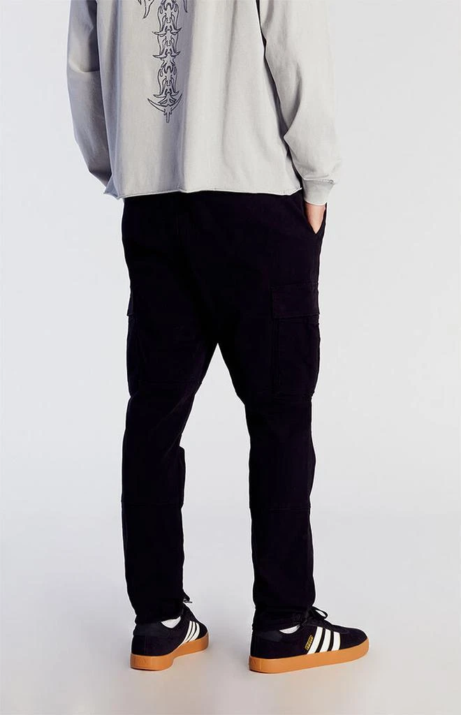 PacSun Stretch Black Slim Cargo Pants 4