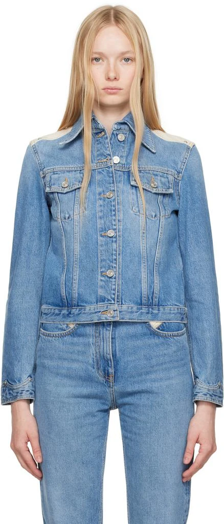 Givenchy Blue Yoke Denim Jacket 1