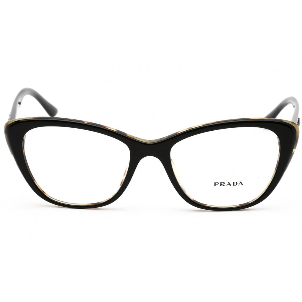 Prada Prada Women's Eyeglasses - Black/Medium Havana Cat Eye Plastic Frame | 0PR 04WV 3891O1 2