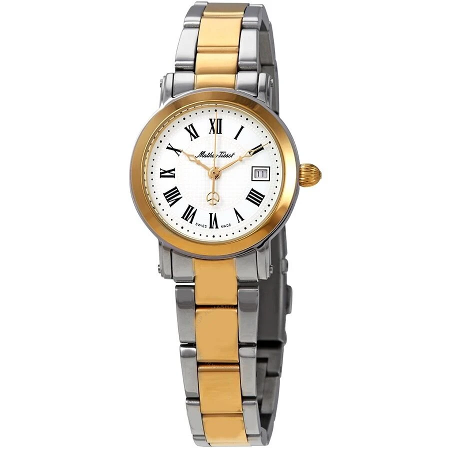 Mathey-Tissot City Silver Dial Two-tone Ladies Watch D31186MBR 1