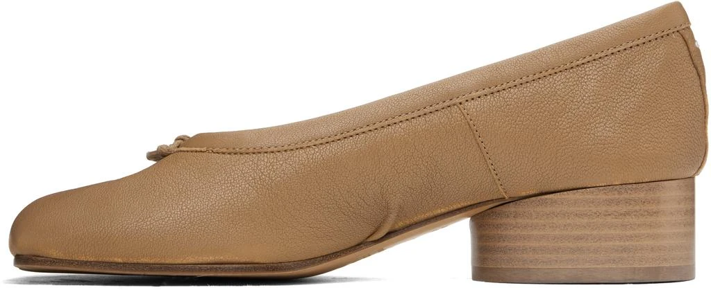 MAISON MARGIELA Tan Tabi New Ballerina Heels 3