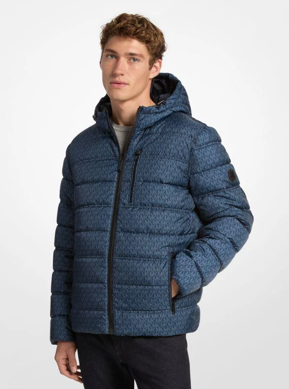 Michael Kors Signature Logo Reversible Jacket