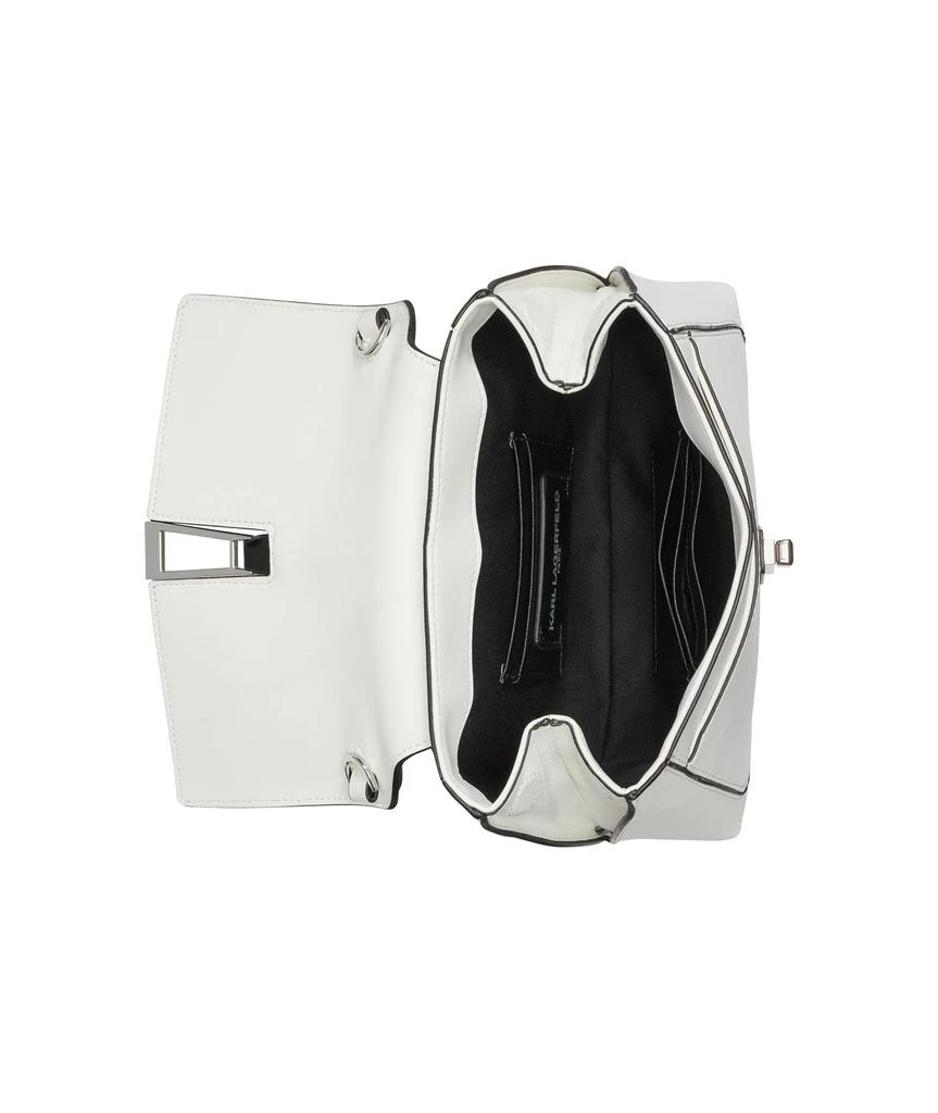 Karl Lagerfeld Paris MERCERIE LEATHER SATCHEL 4