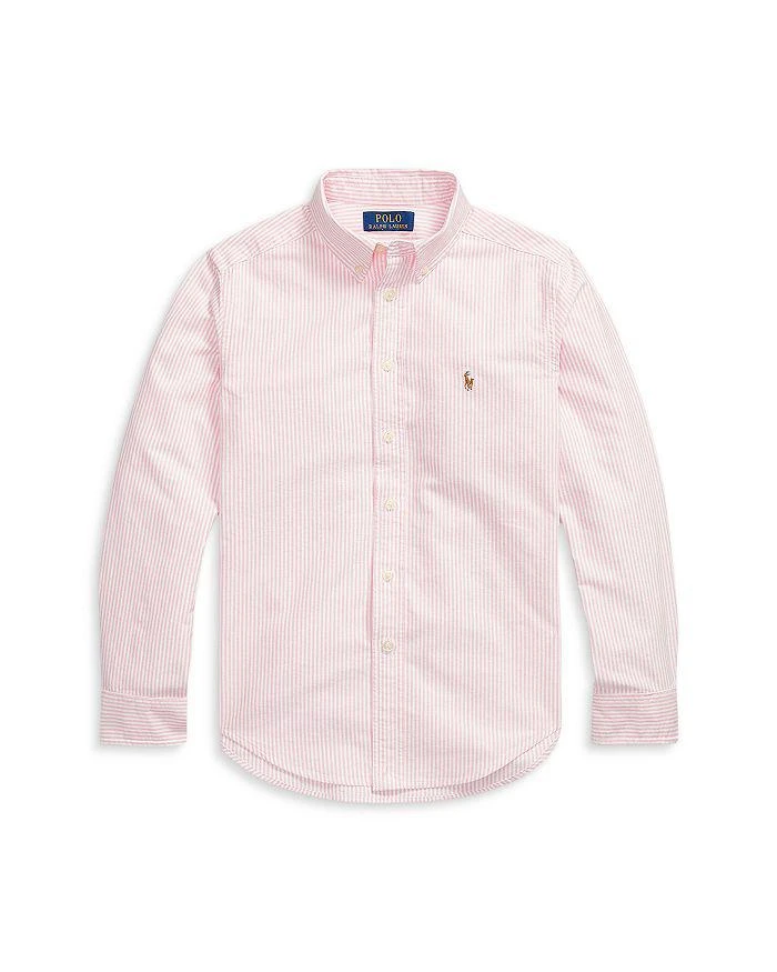 Ralph Lauren Boys' Striped Cotton Oxford Shirt - Little Kid, Big Kid