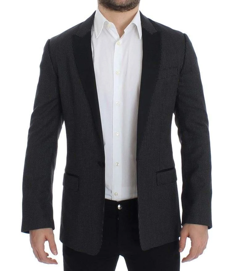 Dolce & Gabbana Dolce & Gabbana Black wool slim MARTINI blazer 6