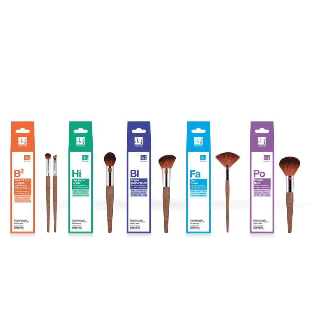 Dr. Botanicals Complete Make Up Brushes Kit 1