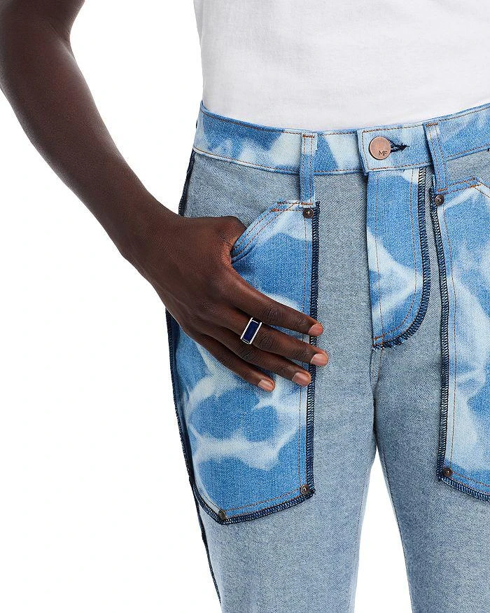 MONFRÈRE Flare Jeans in Bleached Indigo 6