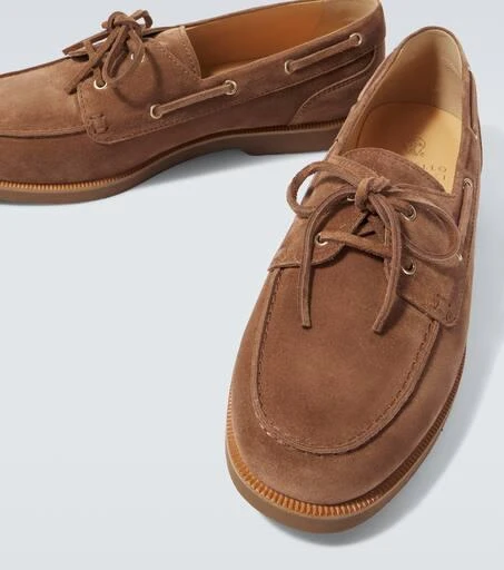 Brunello Cucinelli Suede boat shoes 3
