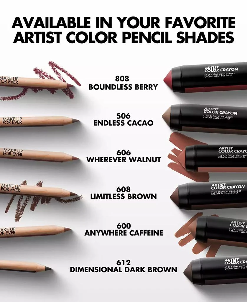 Make Up For Ever Artist Color Crayon Creamy Multi-Use Stick, 0.24 oz. 8