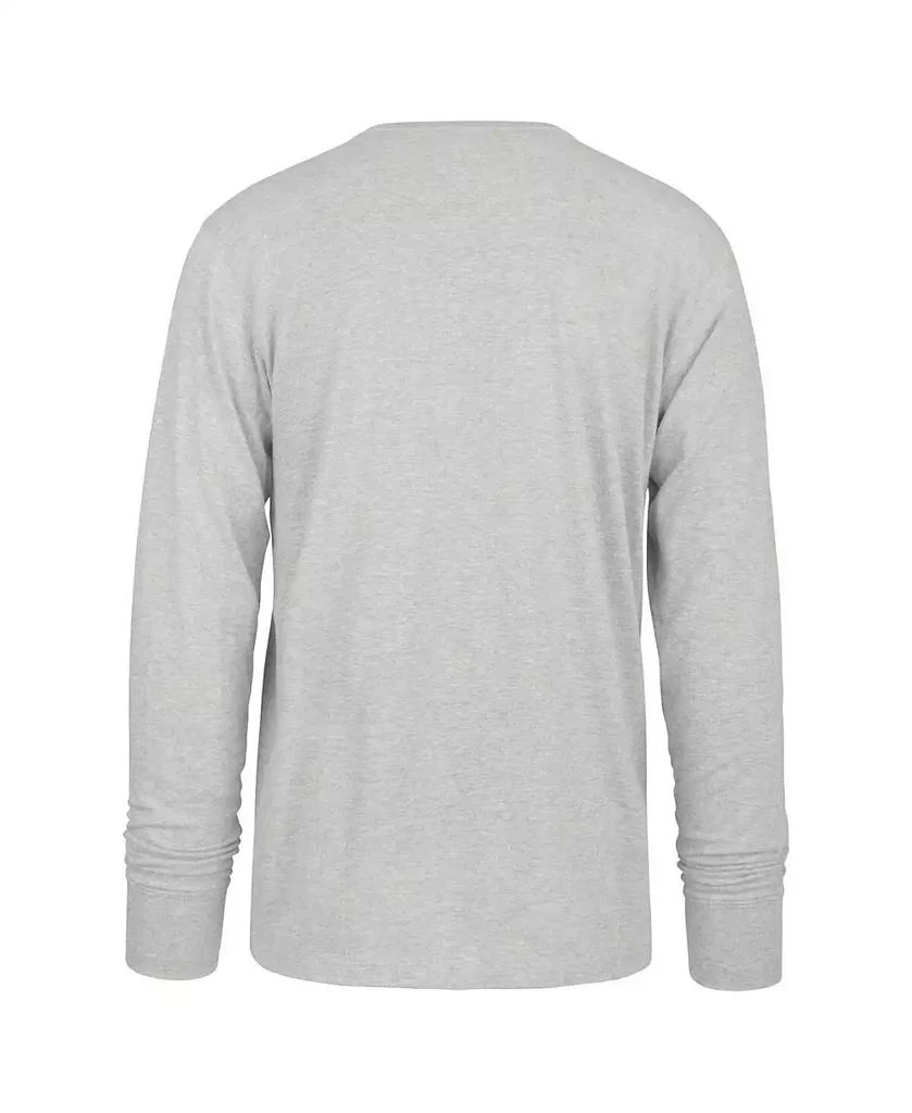 47 Brand Men's Gray Distressed Philadelphia Eagles Premier Franklin Long Sleeve T-shirt 2
